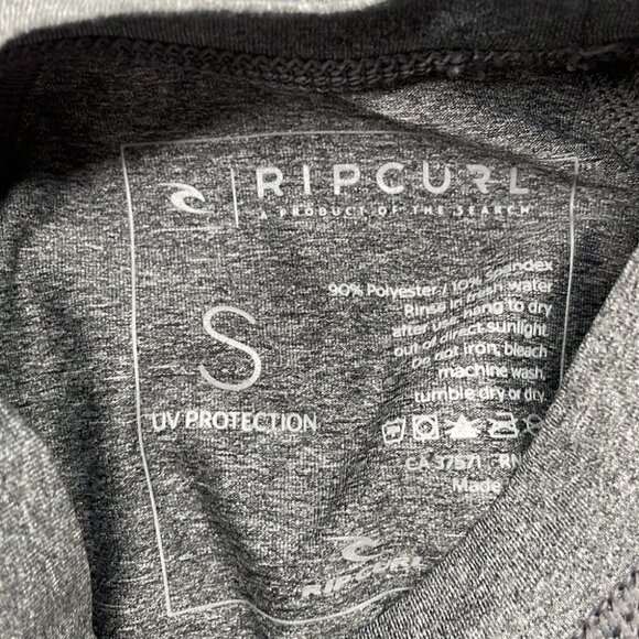 𝅺rip Curl swim shirt UV protection beach ocean vacation sz sm rash guard - Picture 3 of 6